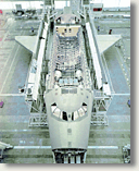 Орбитальный корабль Буран подготовлен для установки теплозащиты в цехе ТМЗ