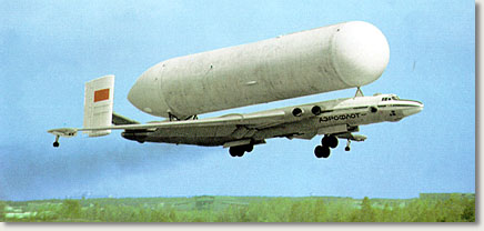 Самолет-транспортировщик ВМ-Т в конфигурации 2ГТ
