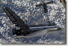 Стыковка орбитального корабля 11Ф35 второй серии с "Союзом-спасателем"