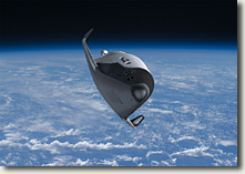 Крылатый вариант "Клипера" в космическом полете