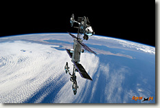 Орбитальный технологический комплекс по промышленному производству полупроводниковых материалов в условиях космического полета, разработанный в рамках проекта МАКС
